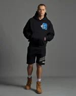 SSS REALISM COLLEGE TEAM BLACK HOODIE