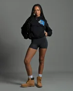 SSS REALISM COLLEGE TEAM BLACK HOODIE