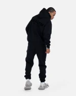 SSS REALISM BACK LOGO OBSIDIAN HOODIE