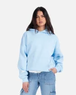 SSS REALISM COURT BOXY SKY BLUE HOODIE