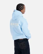SSS REALISM COURT BOXY SKY BLUE HOODIE