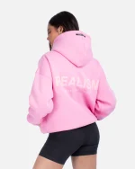 SSS REALISM COURT BOXY CANDY PINK HOODIE