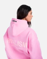 SSS REALISM COURT BOXY CANDY PINK HOODIE