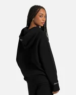 SSS REALISM RADIANT KNIT BLACK HOODIE