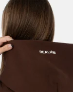 SSS REALISM BACK LOGO MOCHA HOODIE