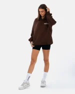 SSS REALISM BACK LOGO MOCHA HOODIE