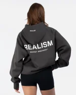SSS REALISM BACK LOGO ASPHALT HOODIE