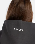 SSS REALISM BACK LOGO ASPHALT HOODIE