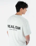 SSS REALISM BACK LOGO TEE OATMEAL