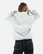 SSS REALISM BACK LOGO SLATE HOODIE SUB