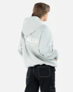 SSS REALISM BACK LOGO SLATE HOODIE SUB