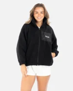 REALISM STRIDE SHERPA JACKET BLACK