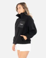 REALISM STRIDE SHERPA JACKET BLACK