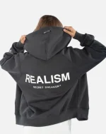 SSS REALISM VISION ZIP GRAPHITE HOODIE