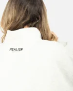 SSS REALISM IDOL HALF ZIP OATMEAL SWEATER