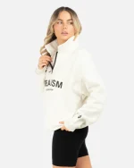 SSS REALISM IDOL HALF ZIP OATMEAL SWEATER