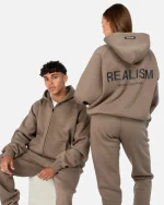 SSS REALISM VISION ZIP TAUPE HOODIE DESERT