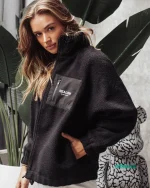 REALISM STRIDE SHERPA JACKET BLACK