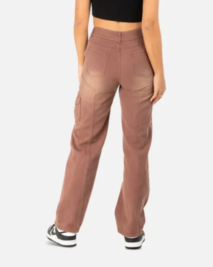 REALISM ORLEANS DENIM CARGO FADED BROWN