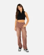 REALISM ORLEANS DENIM CARGO FADED BROWN