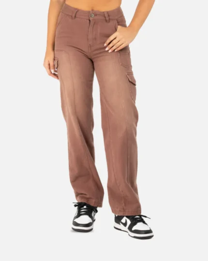 REALISM ORLEANS DENIM CARGO FADED BROWN