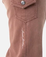 REALISM ORLEANS DENIM CARGO FADED BROWN