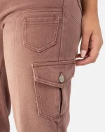 REALISM ORLEANS DENIM CARGO FADED BROWN