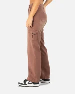 REALISM ORLEANS DENIM CARGO FADED BROWN