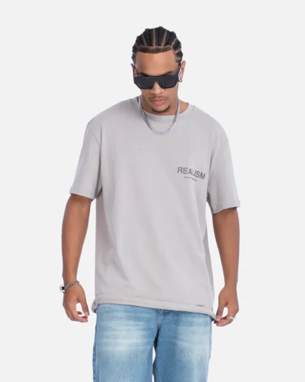 SSS REALISM BACK LOGO TEE SMOKE