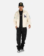 REALISM WORLDWIDE COACHES JACKET WHEAT