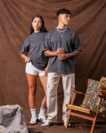 SSS REALISM ELEMENT HEAVY WEIGHT TEE GRAPHITE