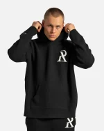SSS REALISM RADIANT KNIT BLACK HOODIE