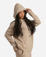 SSS REALISM RADIANT KNIT SAND HOODIE