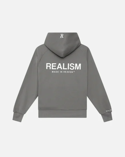 SSS REALISM HEAVEN LOGO COOL GREY HOODIE