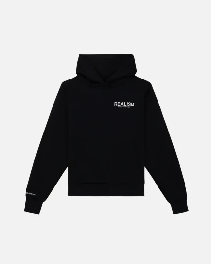 SSS REALISM HEAVEN LOGO BLACK HOODIE