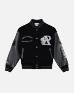 REALISM HOMECOMING VARSITY JACKET BLACK