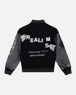 REALISM HOMECOMING VARSITY JACKET BLACK