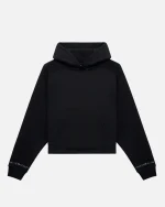 SSS REALISM GLIMMER LOGO BLACK HOODIE