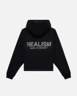SSS REALISM GLIMMER LOGO BLACK HOODIE