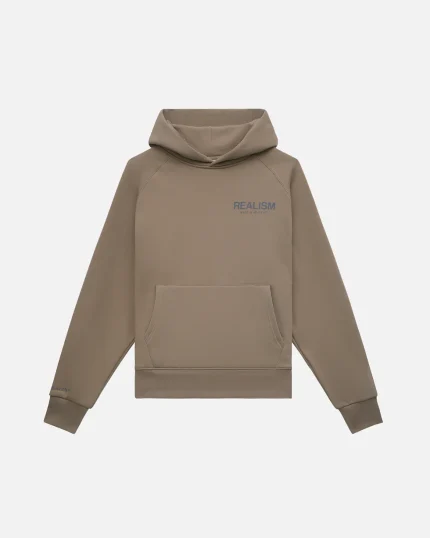 SSS REALISM HEAVEN LOGO REFLECTIVE CEMENT HOODIE