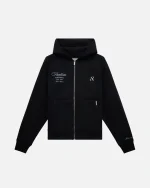 SSS REALISM HALO ZIP BLACK HOODIE