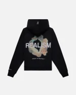 SSS REALISM HALO ZIP BLACK HOODIE