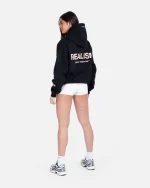 SSS REALISM COURT BOXY MIDNIGHT PEACH HOODIE
