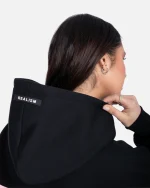 SSS REALISM COURT BOXY MIDNIGHT PEACH HOODIE
