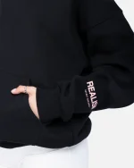 SSS REALISM COURT BOXY MIDNIGHT PEACH HOODIE