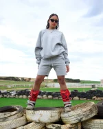 REALISM LEGACY SHORTS GREY MARLE