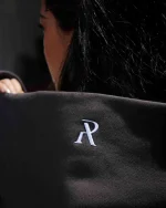 SSS REALISM HALO ZIP BLACK HOODIE
