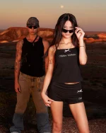 REALISM SCRIPT FOLDOVER SHORTS BLACK