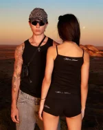 REALISM SCRIPT FOLDOVER SHORTS BLACK