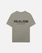 SSS REALISM BACK LOGO TEE BURNT MARLE